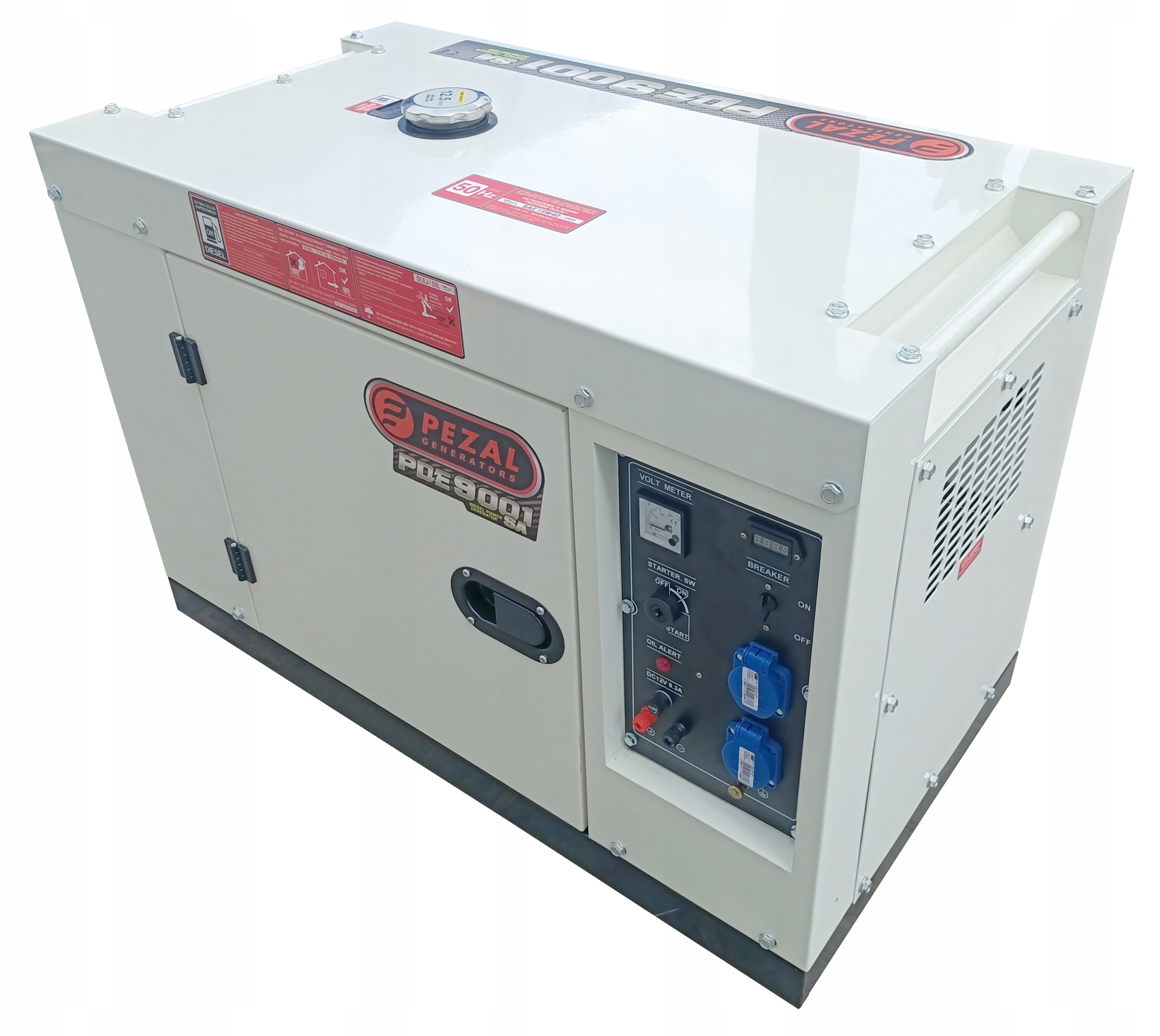 Prenosný jednofázový dieselový generátor Pezal 6000 W